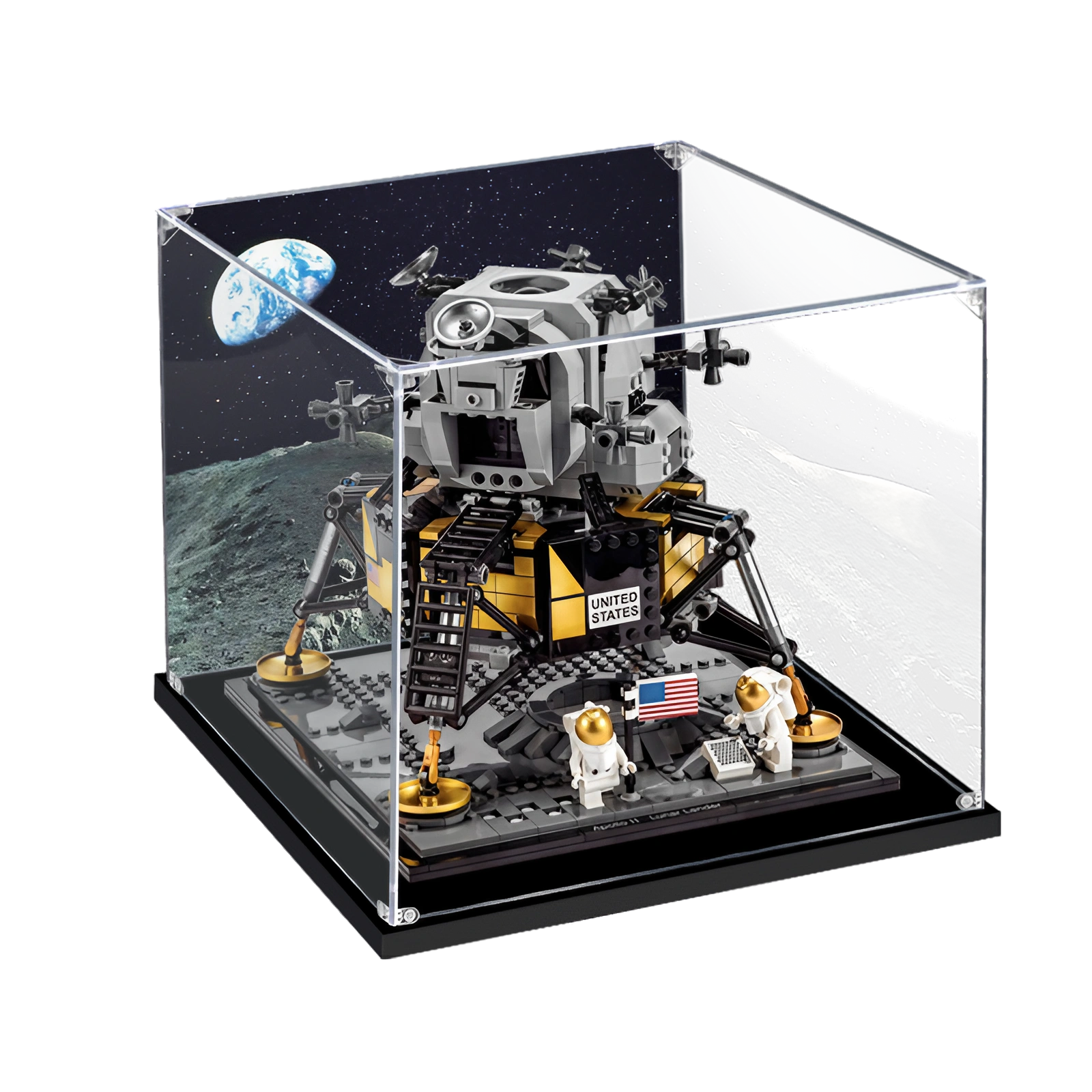 FantasMall Display Case/Box for LEGO® NASA Apollo 11 10266 FantasMall Display Case/Box for LEGO® NASA Apollo 11 10266