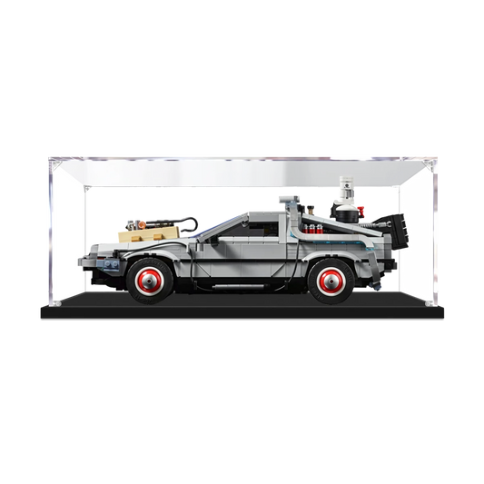 Acrylic Display Case for LEGO® Back to the Future Time Machine 10300/ Mustang 10265 42138/ Jet 60289/ Chevrolet 10304 10321