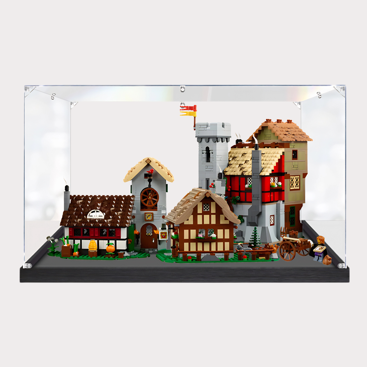 Acrylic Display Case for LEGO® Medieval Town Square 10332