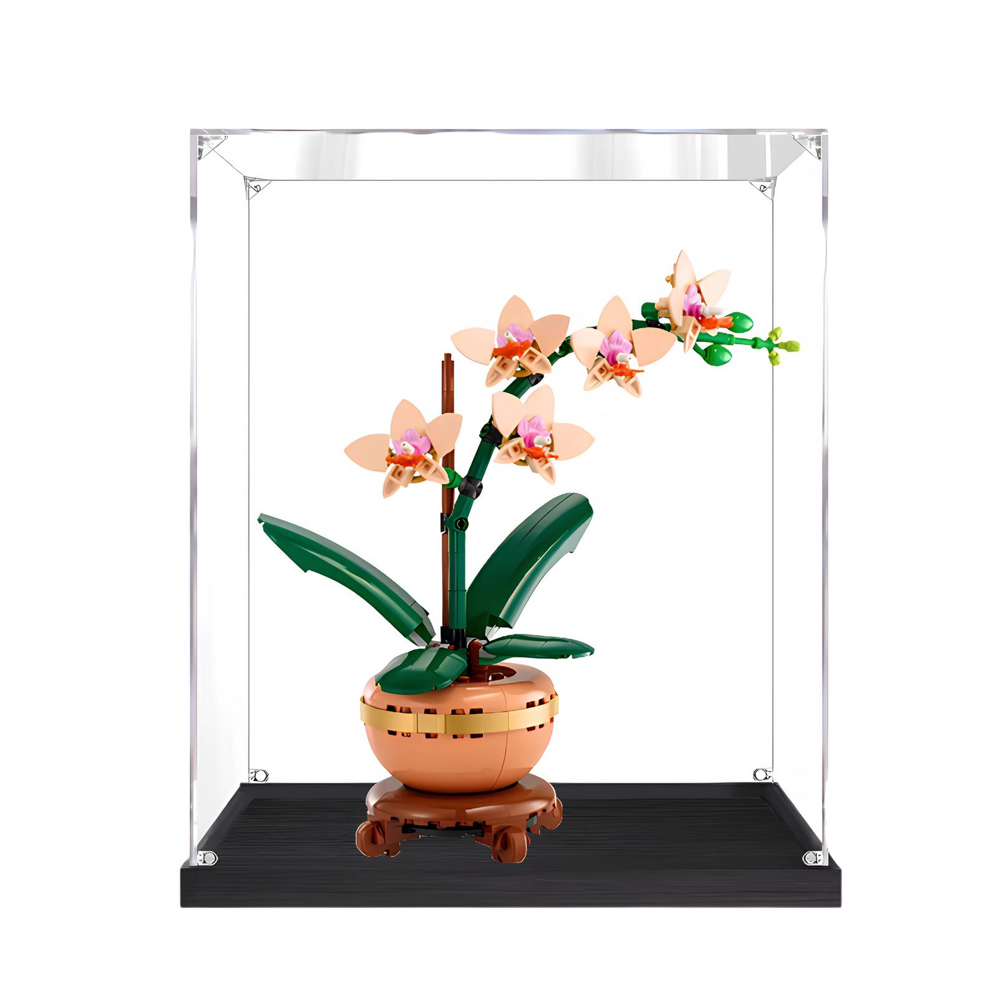 Acrylic LEGO Display Case for LEGO® Mini Orchid 10343