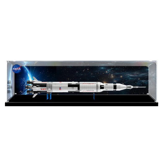 Acrylic Display Case for LEGO® NASA Apollo Saturn V 92176 Horizontal