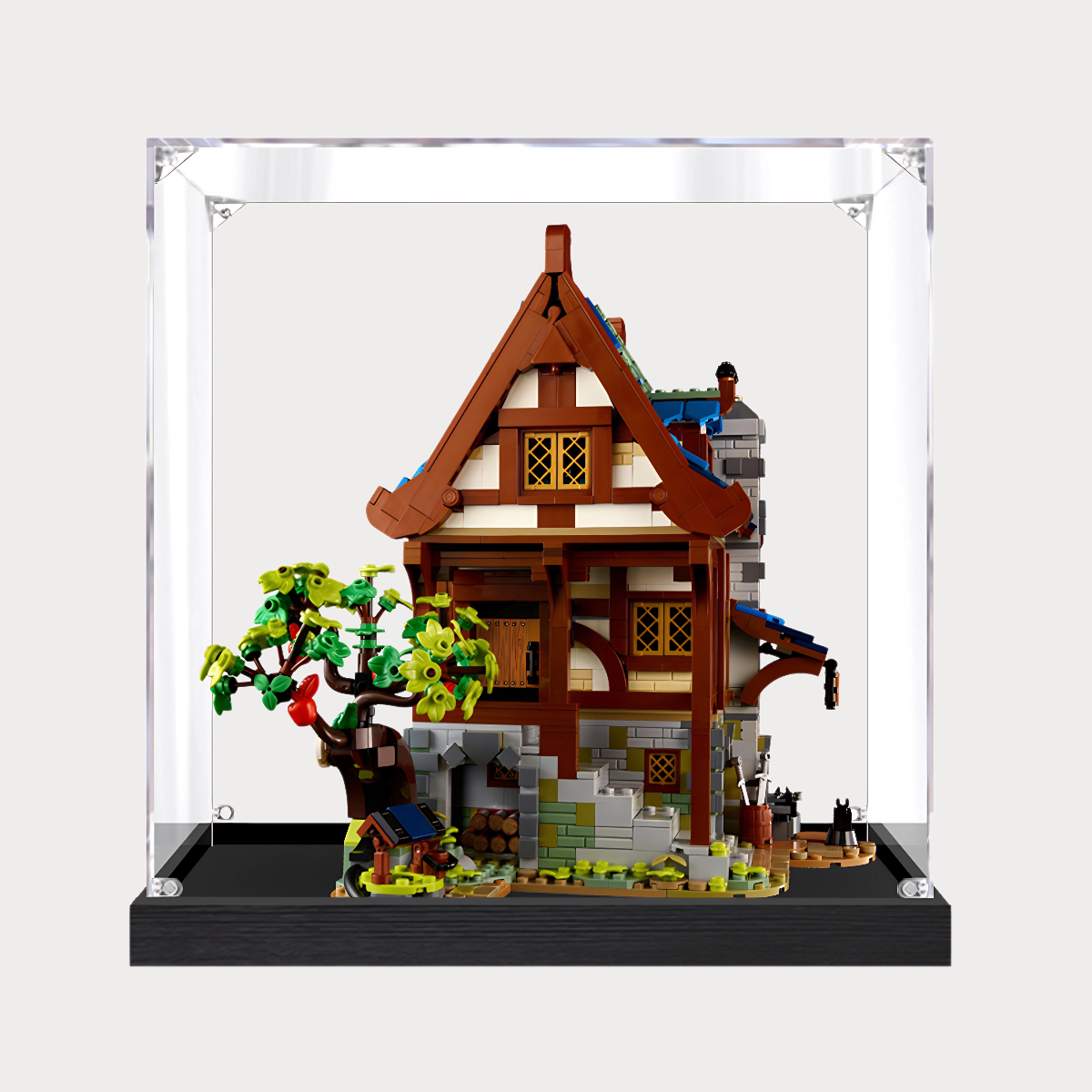 Acrylic Display Case for LEGO® Medieval Blacksmith 21325