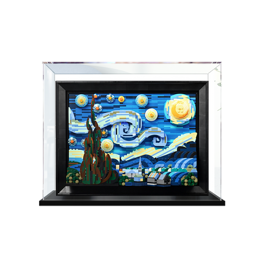 Acrylic Display Case for LEGO® Vincent van Gogh - The Starry Night 21333