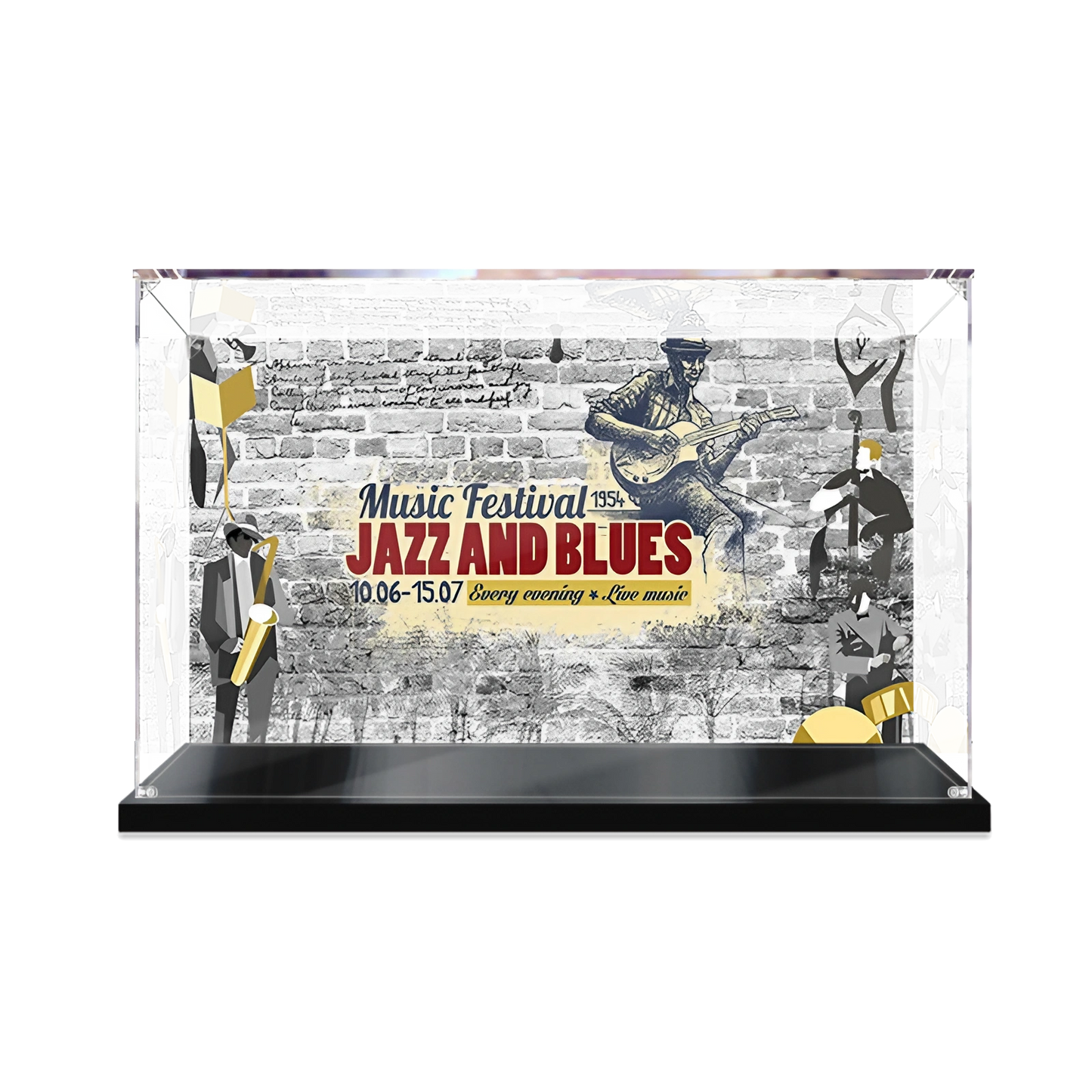 Acrylic Display Case for LEGO® Jazz Quartet 21334