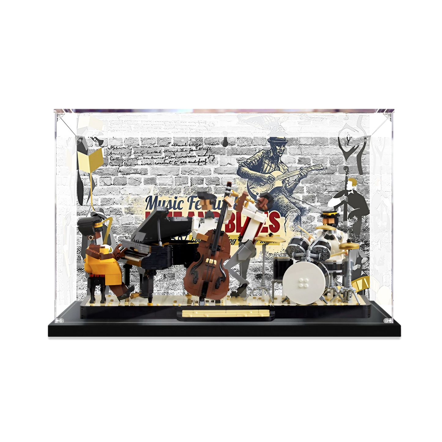 Acrylic Display Case for LEGO® Jazz Quartet 21334