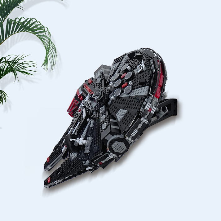 3D Printed Wall Mount for LEGO Star Wars The Dark Falcon 75389
