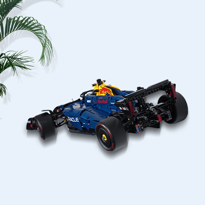 3D Printed Wall Mount 3 in 1 for LEGO Technic Oracle Red Bull Racing RB20 F1 42206