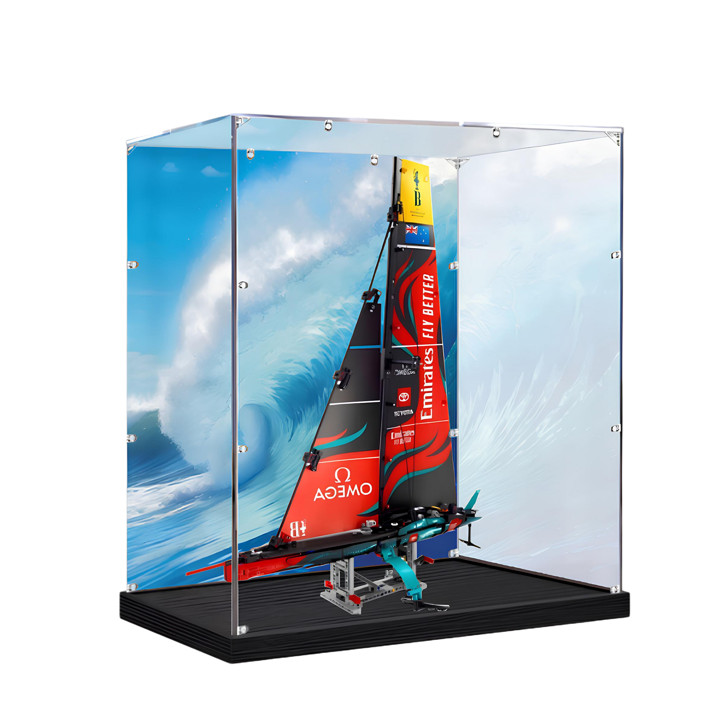 Acrylic LEGO Display Case for LEGO® Emirates Team New Zealand AC75 Yacht 42174