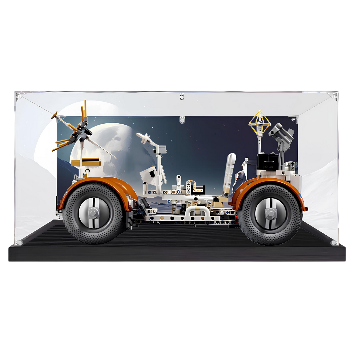 Acrylic LEGO Display Case for LEGO® NASA Apollo Lunar Roving Vehicle - LRV 42182