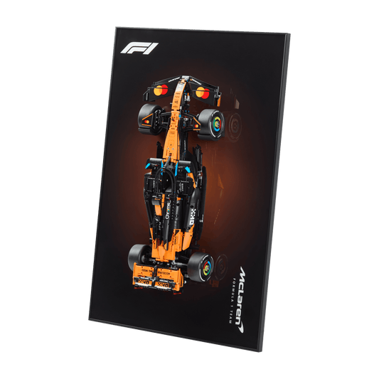 Acrylic Top-Speed Wall Mount Display for LEGO Technic McLaren MCL39 F1 42228 V2