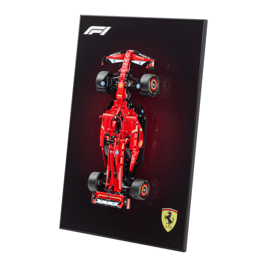 Acrylic Top-Speed Wall Mount Display for LEGO Technic Ferrari F1 42207 V2