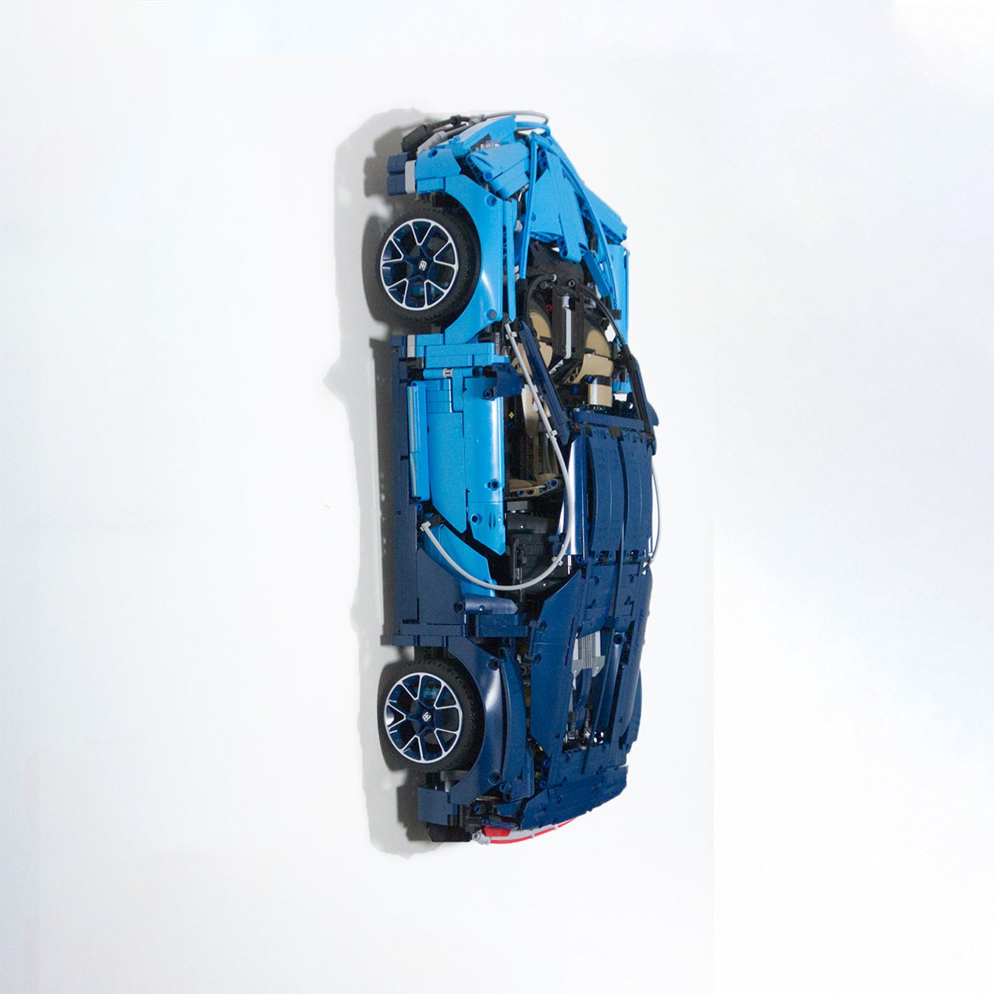 3D Printed Wall Mount 2 in 1 for LEGO Technic Bugatti Chiron 42083
