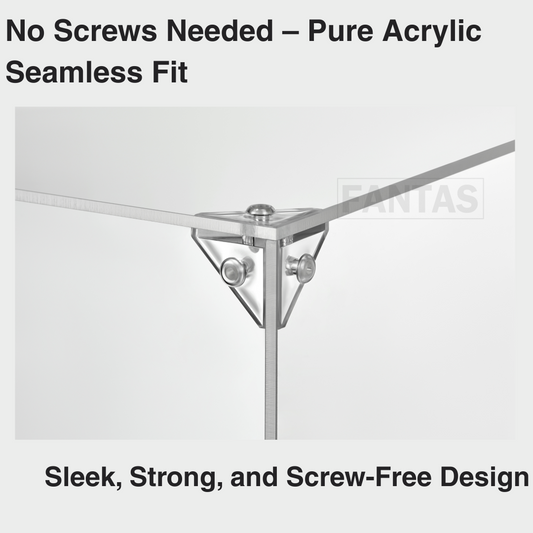 a metal pole with two screws attached to it