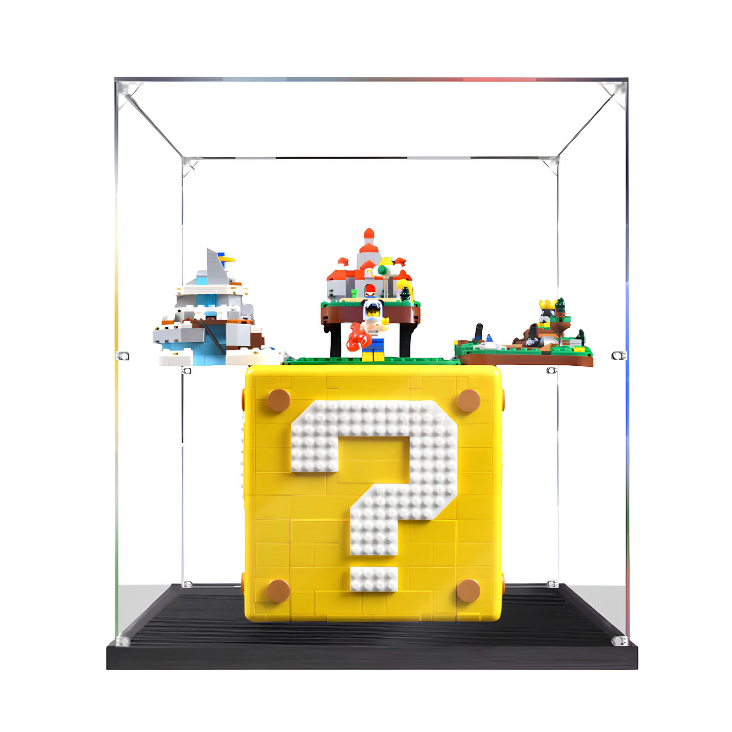Acrylic LEGO Display Case for LEGO® Super Mario 64™ Question Mark Block 71395
