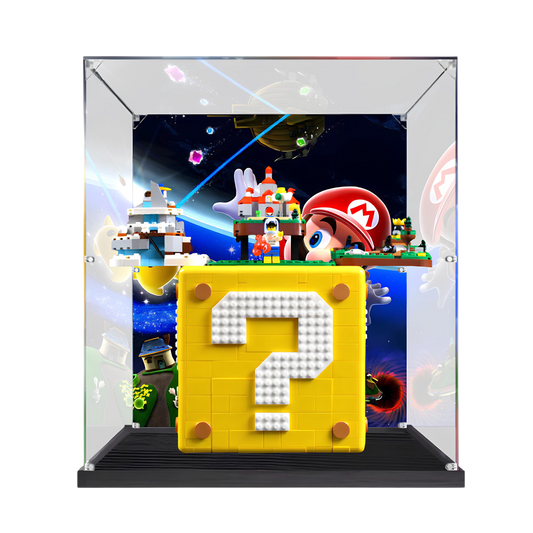 Acrylic LEGO Display Case for LEGO® Super Mario 64™ Question Mark Block 71395
