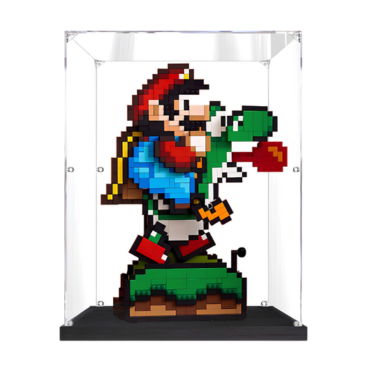 Acrylic LEGO Display Case for LEGO® Super Mario World™: Mario & Yoshi 71438