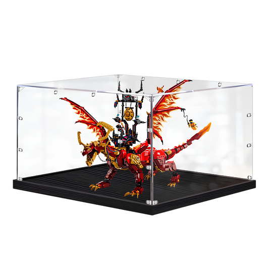 Acrylic LEGO Display Case for LEGO® Source Dragon of Motion 71822