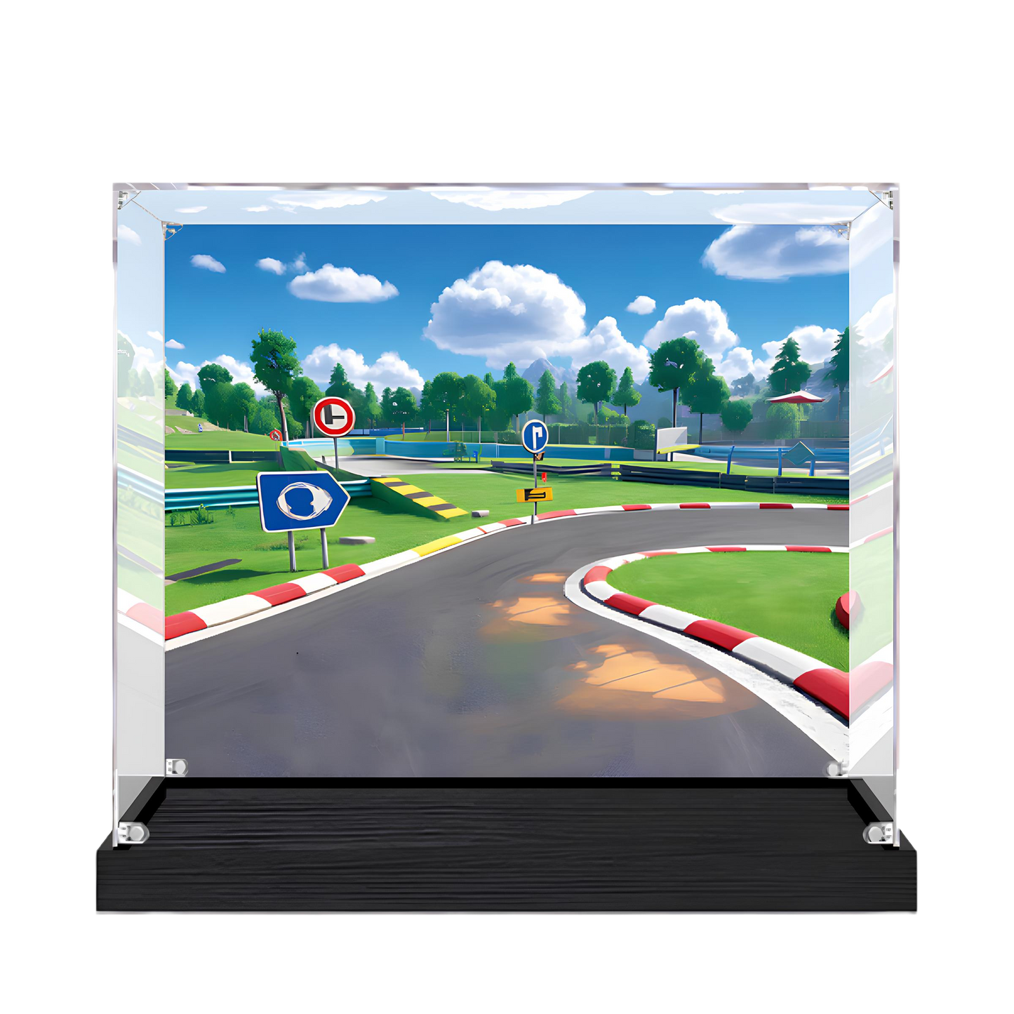 Acrylic LEGO Display Case for LEGO® Mario Kart™ – Mario & Standard Kart 72037