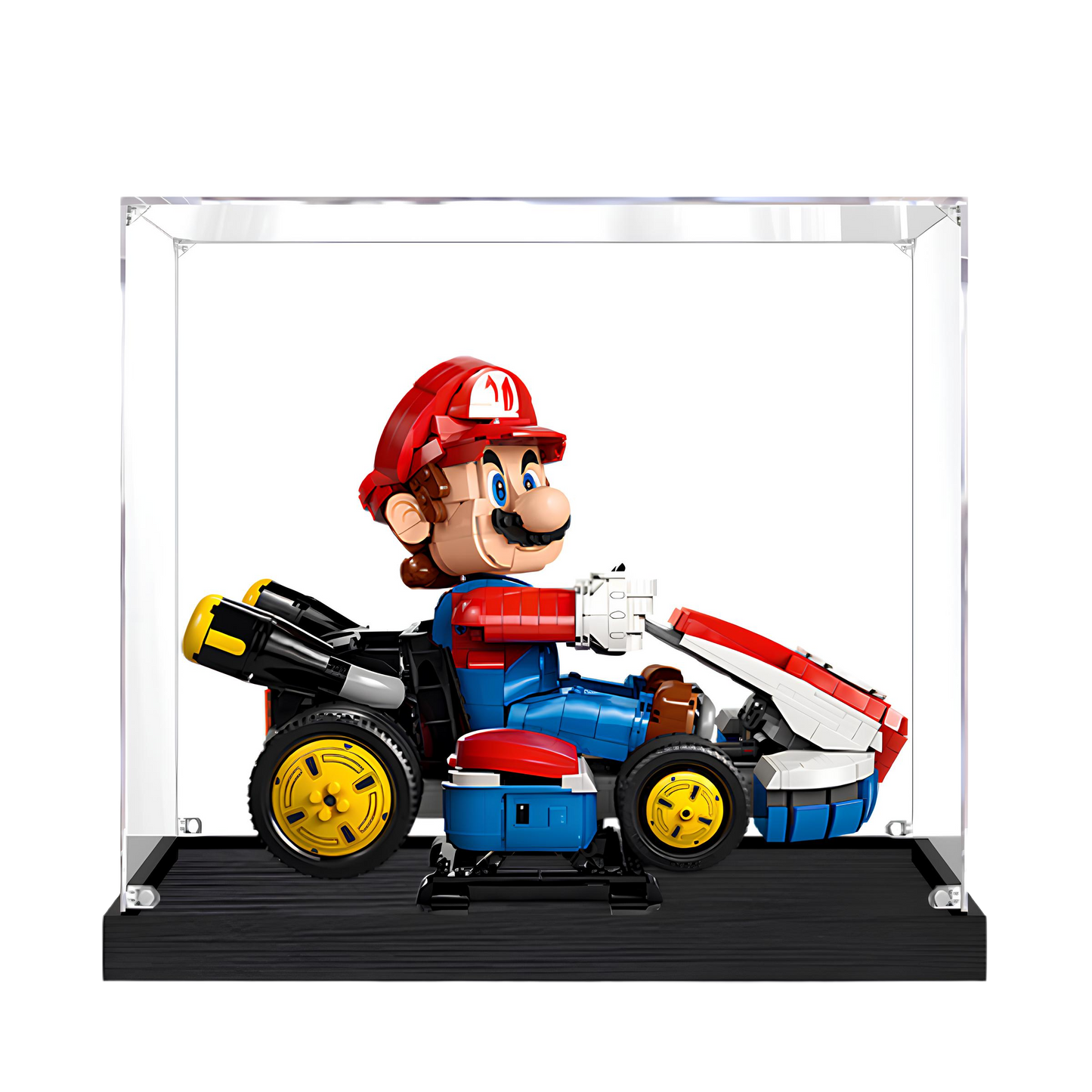 Acrylic LEGO Display Case for LEGO® Mario Kart™ – Mario & Standard Kart 72037