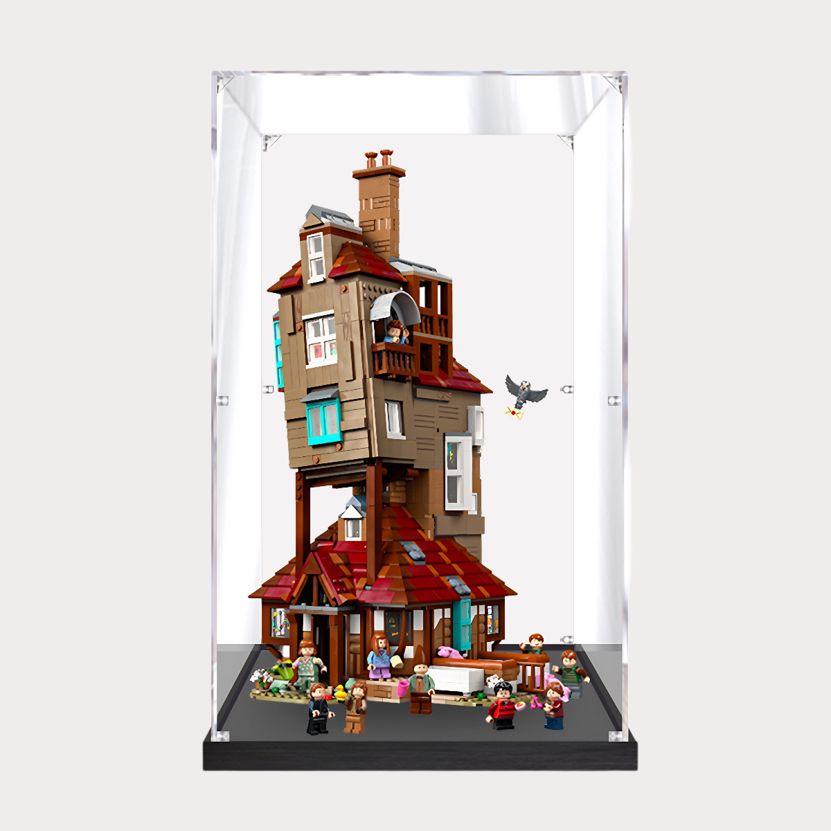 Acrylic Display Case for LEGO® The Burrow – Collectors' Edition 76437