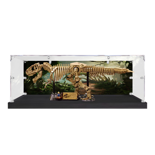Acrylic LEGO Display Case for LEGO® Dinosaur Fossils: Tyrannosaurus rex 76968