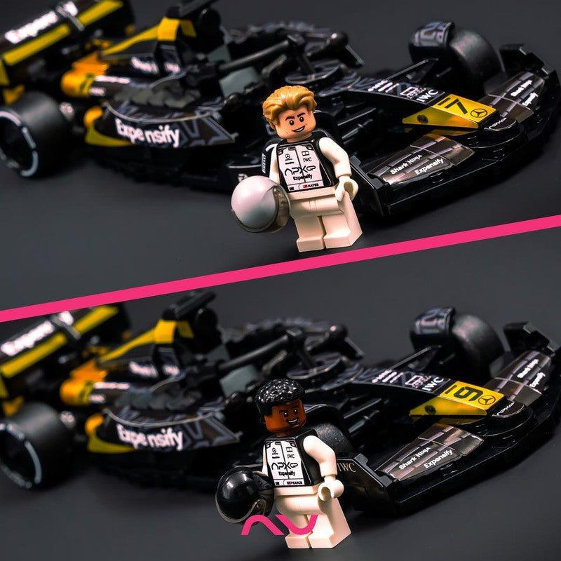 APX GP F1 car by NV Carmocs - MOC 227958 320 Parts (based on the F1 Movie)