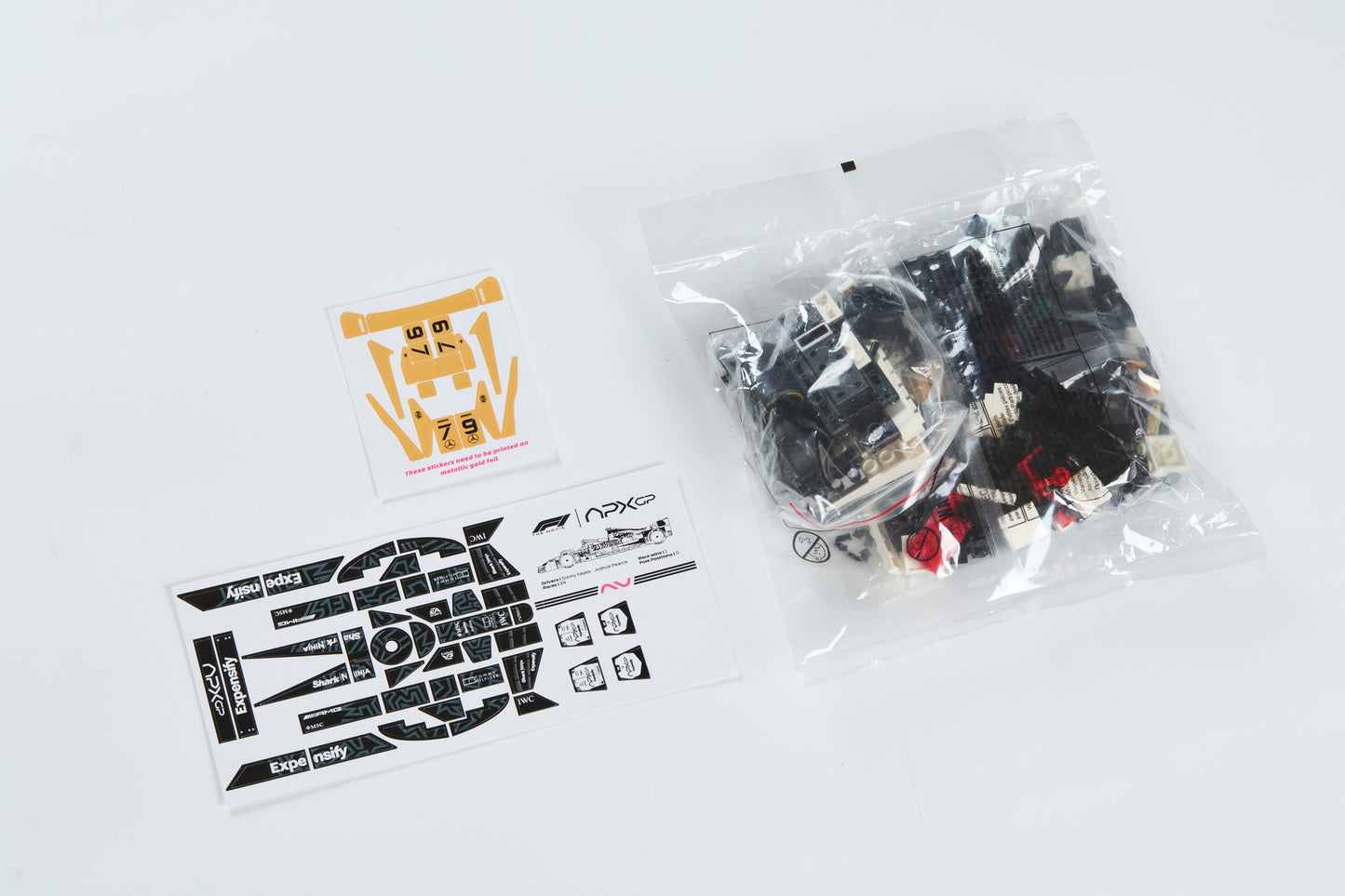 APX GP F1 car by NV Carmocs - MOC 227958 320 Parts (based on the F1 Movie)