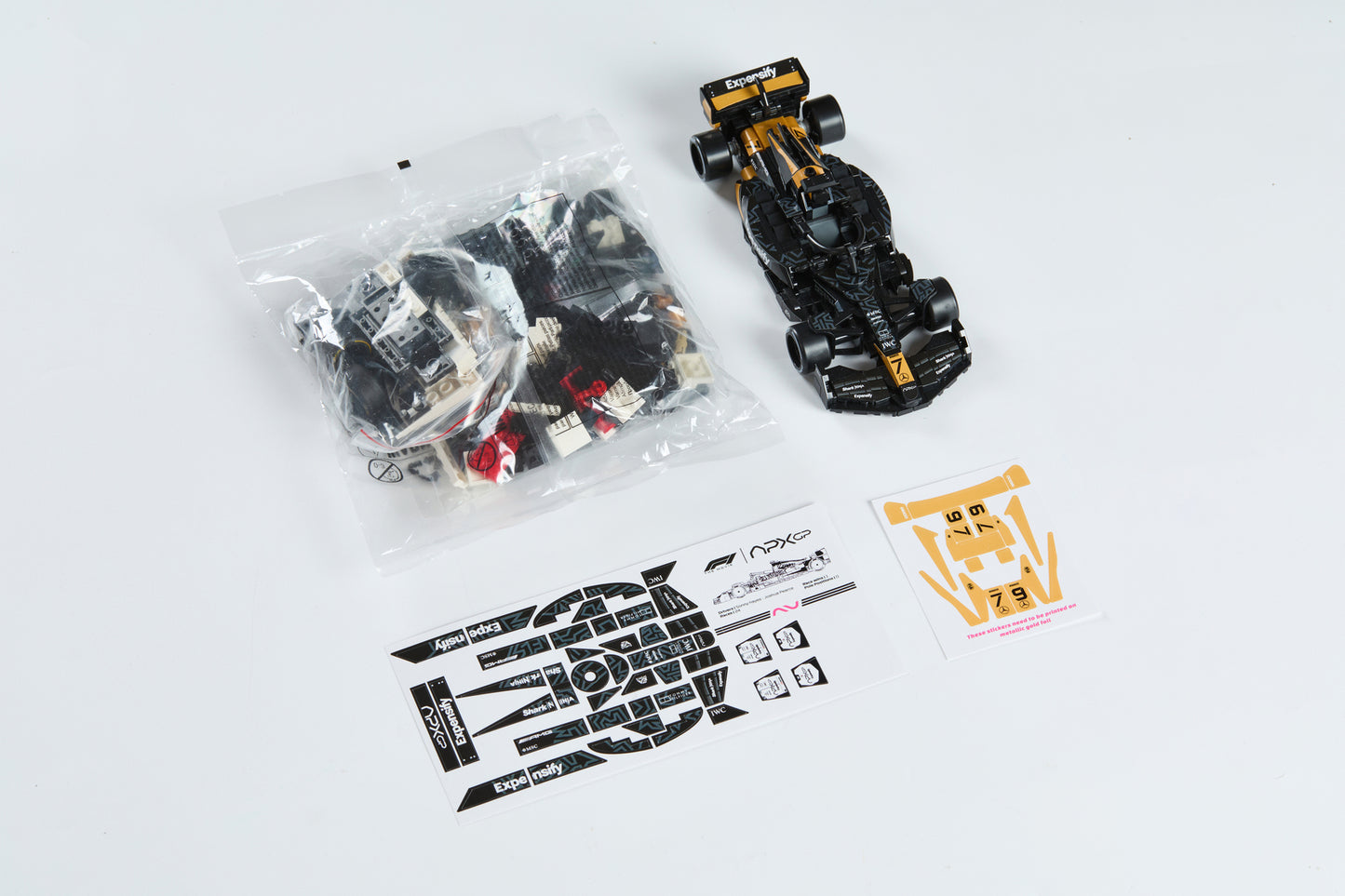 APX GP F1 car by NV Carmocs - MOC 227958 320 Parts (based on the F1 Movie)