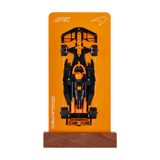 FantasMall Desk Gallery Vertical Display Stand for LEGO Speed Champions F1 Cars