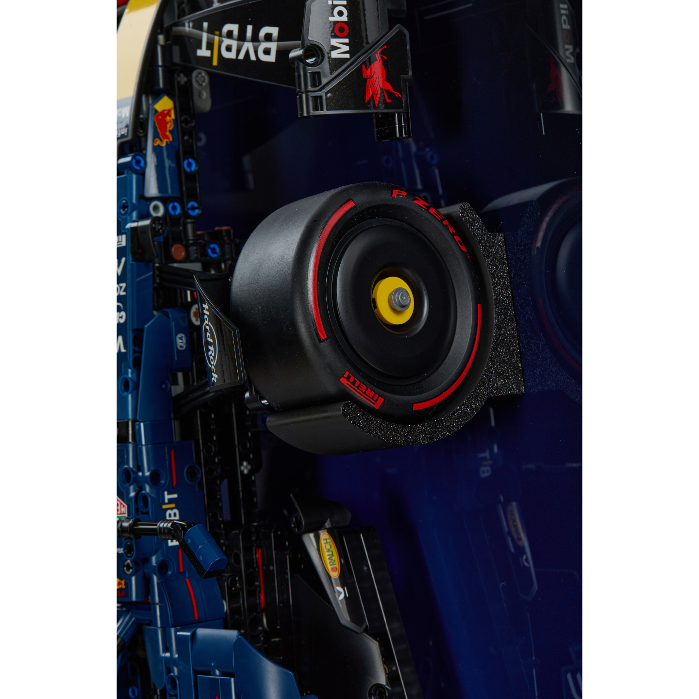 Acrylic Top-Speed Wall Mount Display for LEGO® Technic™ Red Bull Racing RB20 F1 42206 V2