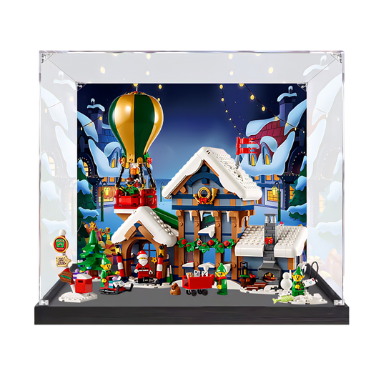 Acrylic Display Case for LEGO® Santa's Post Office 10339