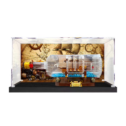 Acrylic LEGO Display Case for LEGO® Ship in a Bottle 92177