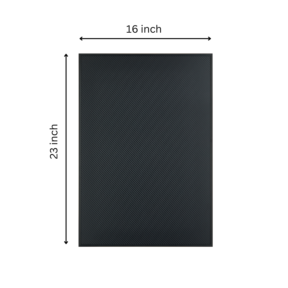 Classic Leather Wall Mount Display for Compact LEGO® Technic™ Carbon Fiber Black