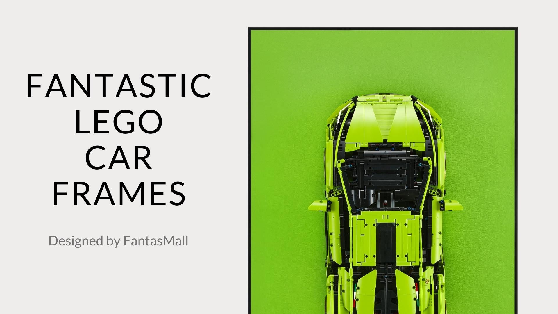 LEGO Car Frames to Hang or Mount LEGO Technic Cars – FantasMall
