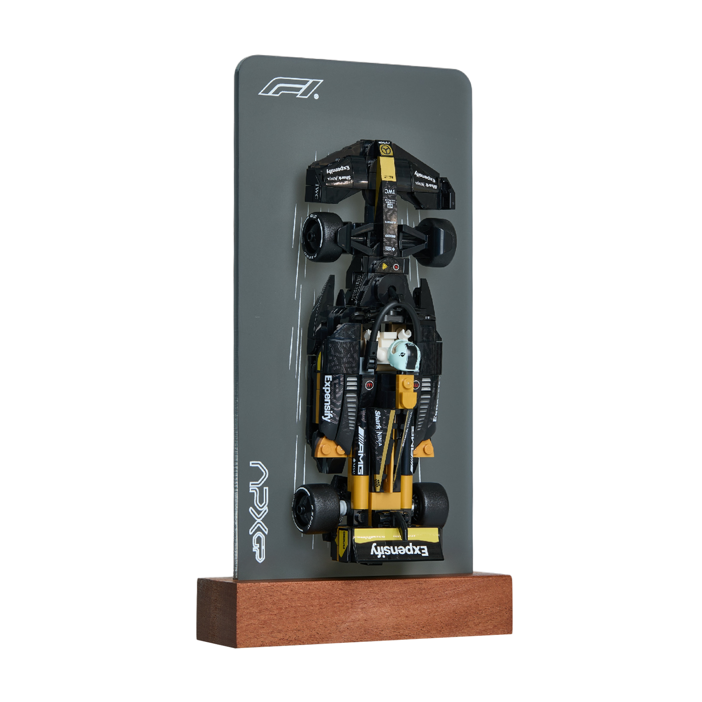 FantasMall Desk Gallery Vertical Display Stand for LEGO Speed Champions F1 Cars