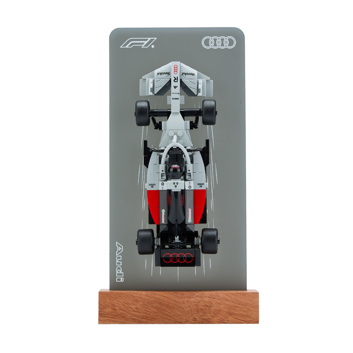 FantasMall Desk Gallery Vertical Display Stand for LEGO Speed Champions F1 Cars