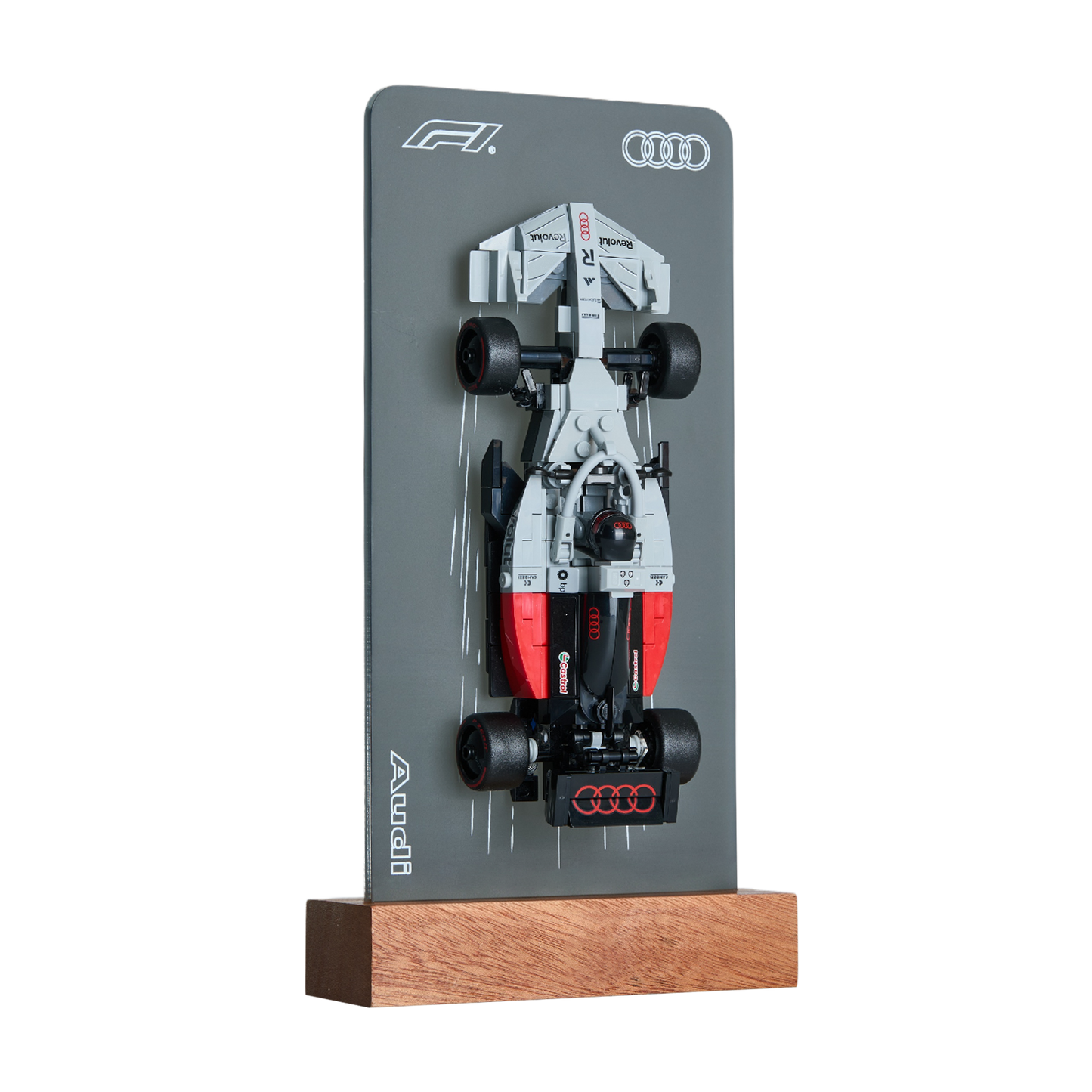 FantasMall Desk Gallery Vertical Display Stand for LEGO Speed Champions F1 Cars