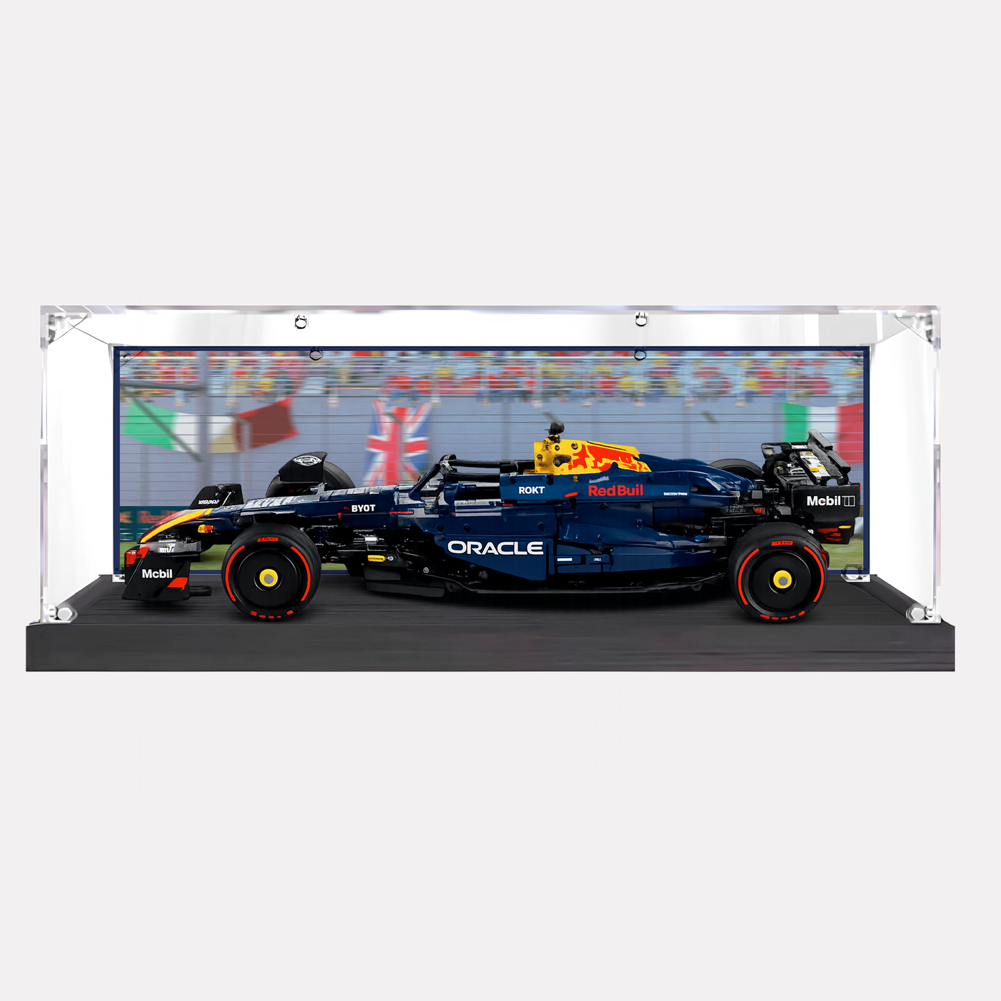 Acrylic Display Case for LEGO Oracle Red Bull Racing RB20 F1 Car 42206
