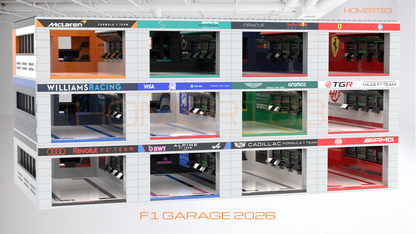 F1 Modular Pit Garage MOC-251570 | 2026 Season Display for LEGO