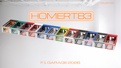 F1 Modular Pit Garage MOC-251570 | 2026 Season Display for LEGO