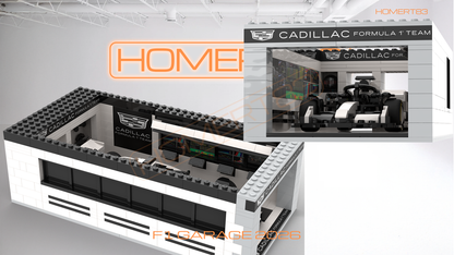 F1 Modular Pit Garage MOC-251570 | 2026 Season Display for LEGO