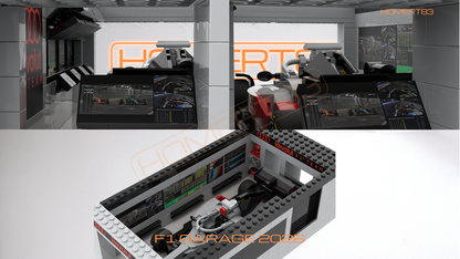 F1 Modular Pit Garage MOC-251570 | 2026 Season Display for LEGO