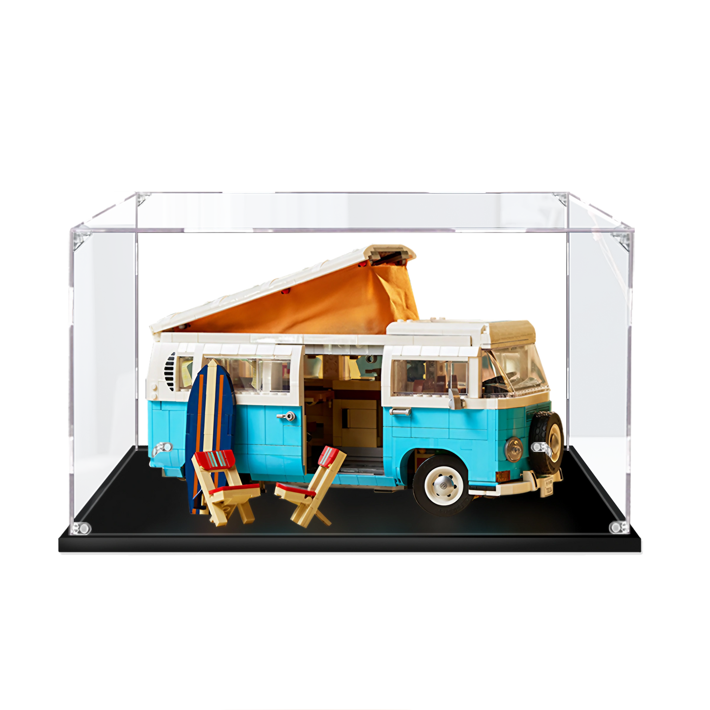 Acrylic Display Case for LEGO® Volkswagen T2 Camper Van 10279