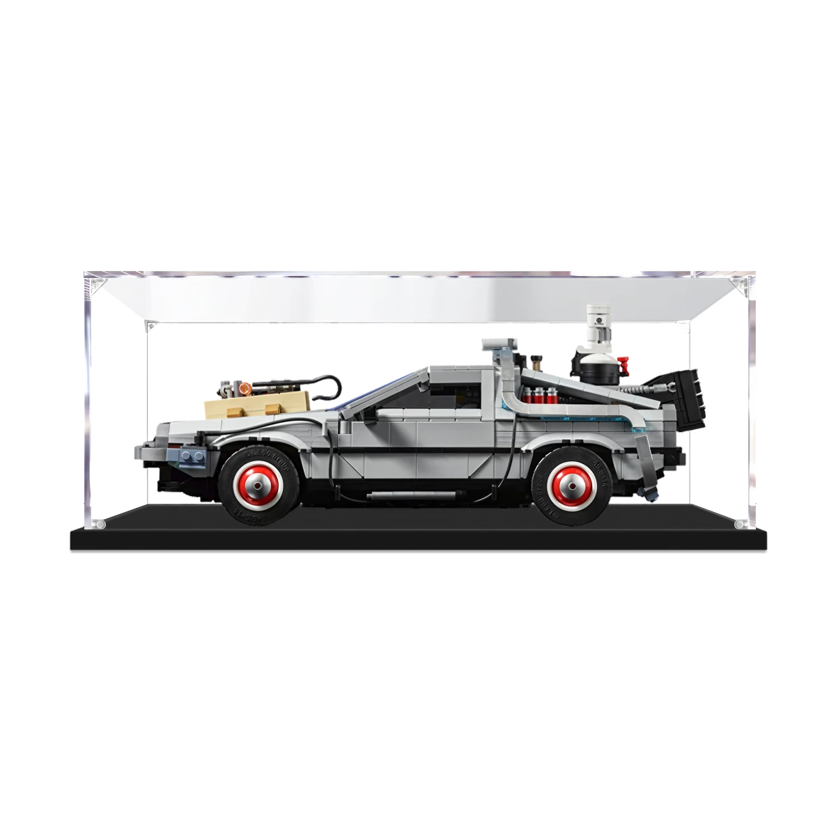 Acrylic Display Case for LEGO® Back to the Future Time Machine 10300/ Mustang 10265 42138/ Jet 60289/ Chevrolet 10304 10321