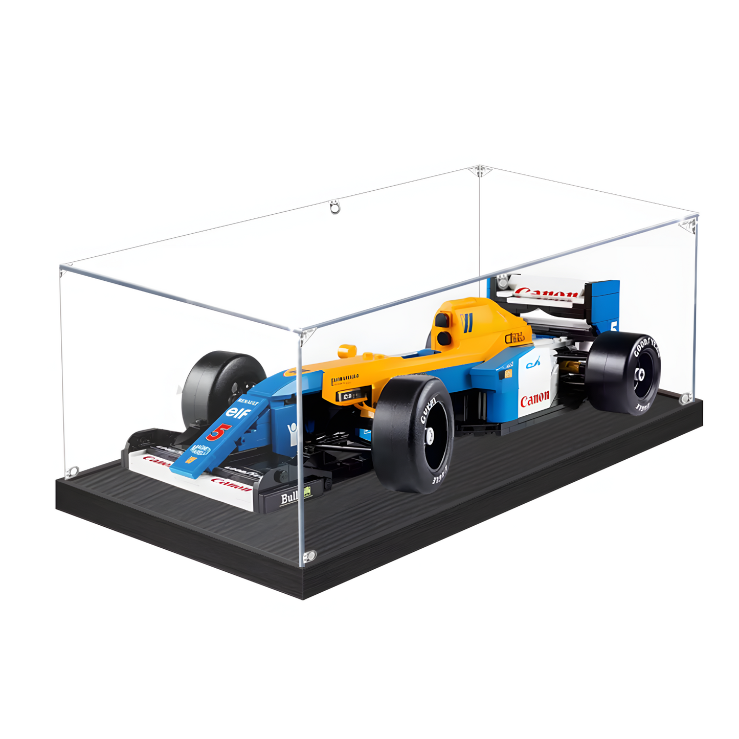 Acrylic Display Case for LEGO Ferrari F2004 11375/ Williams Racing FW14B 10353/ McLaren MP4/4 10330