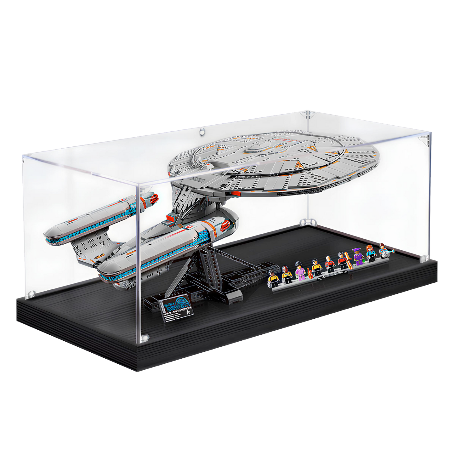 Acrylic Display Case for LEGO Star Trek: U.S.S. Enterprise NCC-1701-D 10356