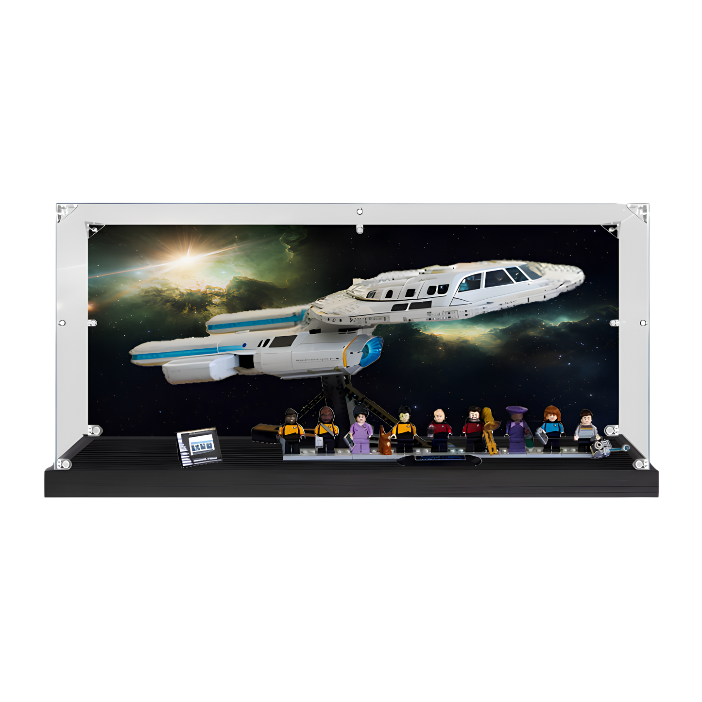 Acrylic Display Case for LEGO Star Trek: U.S.S. Enterprise NCC-1701-D 10356