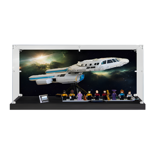 Acrylic Display Case for LEGO Star Trek: U.S.S. Enterprise NCC-1701-D 10356
