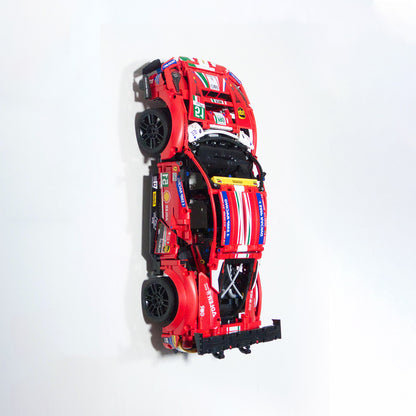 3D Printed Wall Mount 2 in 1 for LEGO Ferrari GTE 42125
