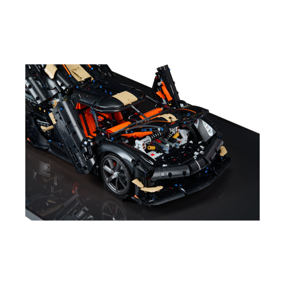 Acrylic Top-Speed Wall Mount Display for LEGO Koenigsegg Sadair's Spear Megacar 42232 V2
